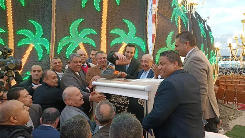 الديب والنبراوي يضعان حجر الأساس لنادي مهندسي البحيرة| صور