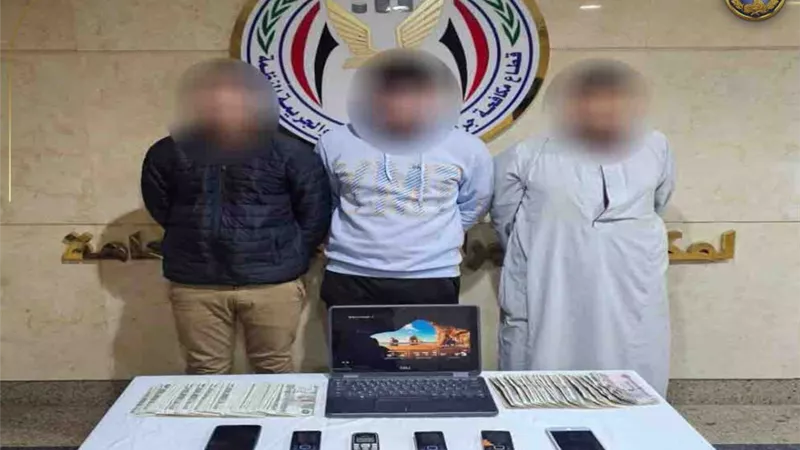 القبض على تشكيل عصابي تخصص في الاستيلاء على بطاقات الدفع الالكتروني 