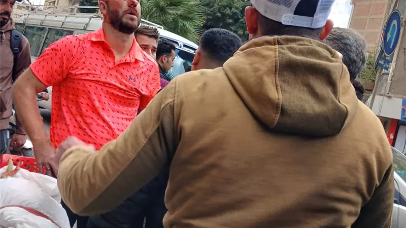 قليل البخت .. إصابة أجنبي بجروح بالغة في حادث غريب بالدقي (صور)