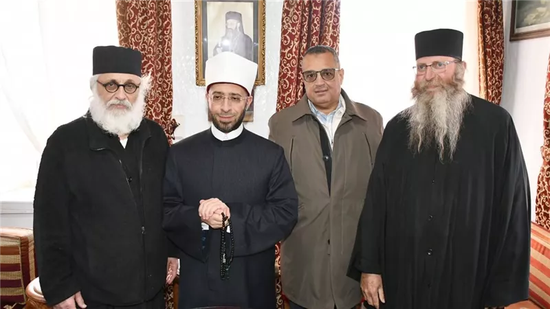 وزير الأوقاف ومحافظ جنوب سيناء يزوران دير سانت كاترين