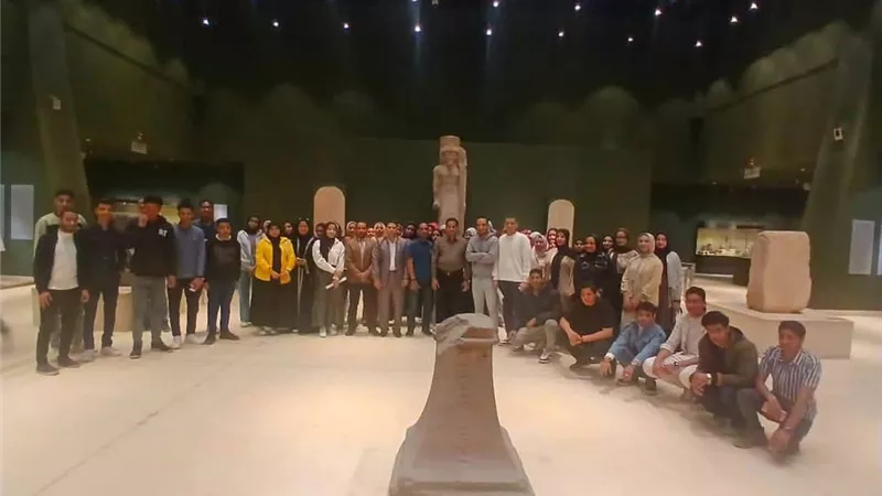للتعرف على مقتنياته.. متحف سوهاج القومي يستقبل طلاب كلية الآثار