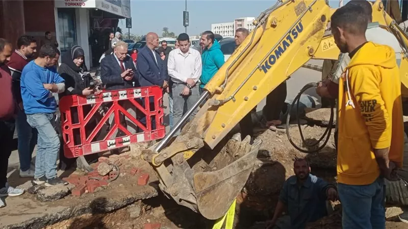 انقطاع مياة الشرب عن مدينة بنها بسبب عطل في خط المياه الرئيسي