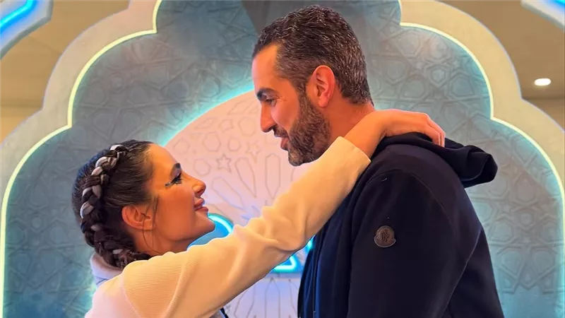 شام الذهبي توجه رسالة رومانسية لزوجها في عيد زواجهما