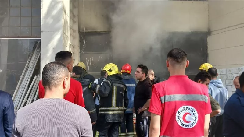 انتداب المعمل الجنائي .. النيابة تنتقل لمعاينة حريق رمسيس 