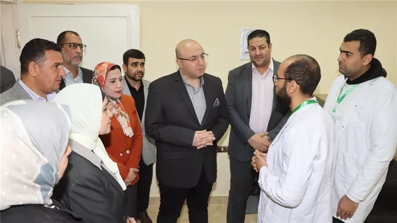 ضمن احتفالات العيد القومي 2025، افتتاح الوحدة الصحية في الحي الرابع ببني سويف الجديدة 