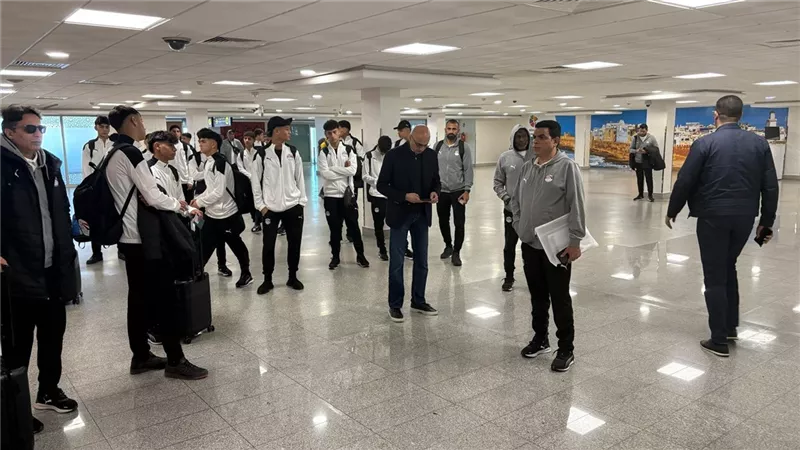 منتخب الناشئين يصل المغرب استعدادا للمشاركة ببطولة كأس الأمم الإفريقية