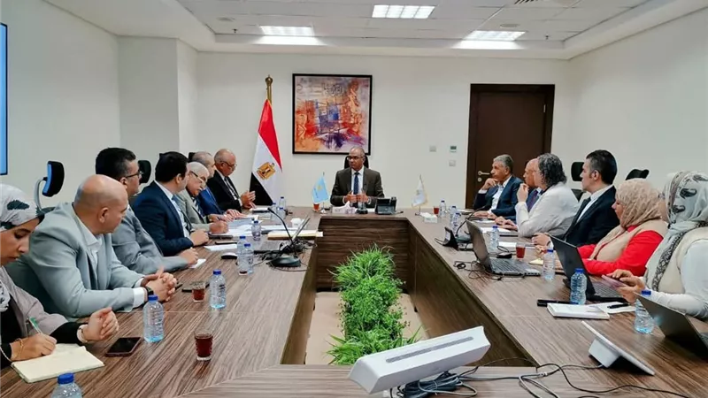 نائب وزير الإسكان يترأس اجتماع لمشروع المساندة الفنية التحضيرية لإدارة الحمأة 