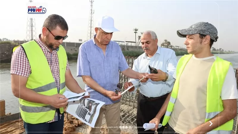 محافظ المنيا يتابع ميدانيًا نسب إنجاز كوبري عزب التل بديرمواس 