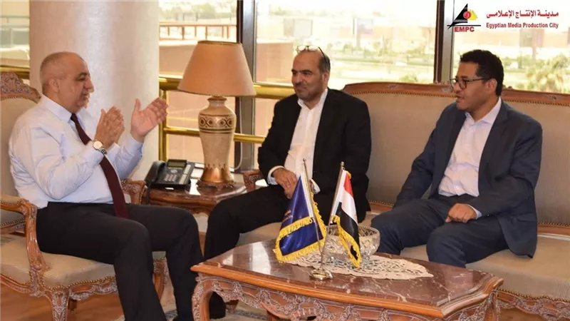 السويدان يبحث مع الجبالي سبل تعزيز التعاون بين عرب سات ومدينة الإنتاج الإعلامي