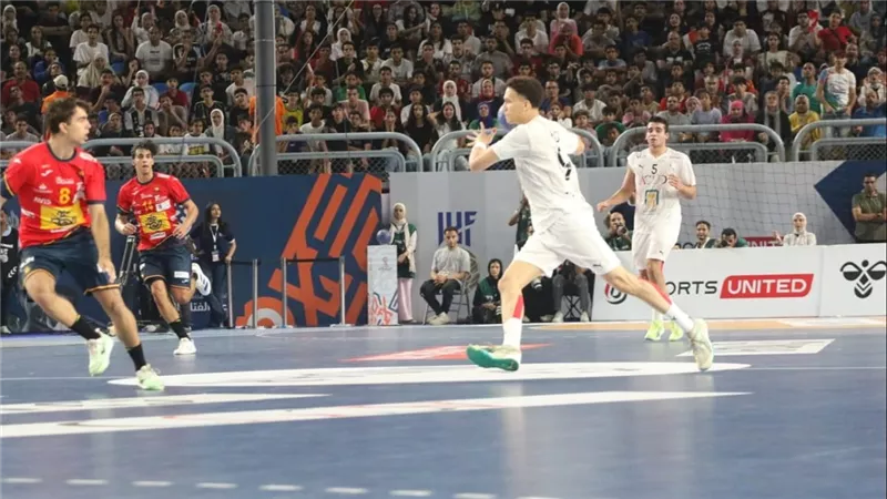 منتخب الناشئين يخسر من إسبانيا في ربع نهائي بطولة العالم لليد  