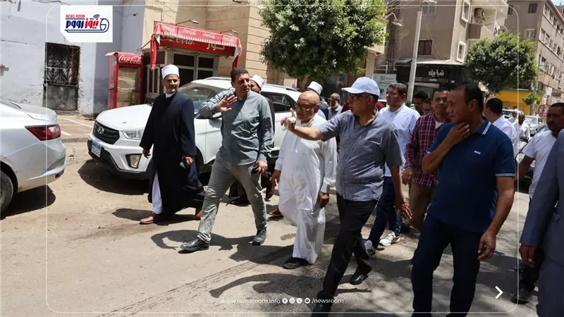 محافظ المنيا في جولة ميدانية بحي شمال لمتابعة النظافة ورفع الإشغالات
