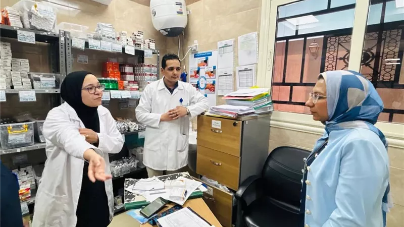 جولة إشرافية بوحدة طب أسرة 24 أكتوبر لمتابعة جودة الخدمات الصحية بالسويس