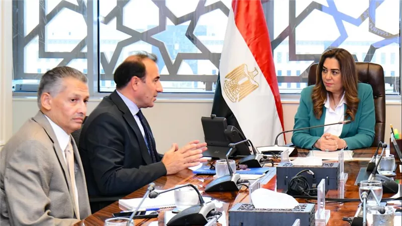 وزيرة البيئة تلتقى فريق عمل برنامج الأمم المتحدة الإنمائي لبحث نتائج التعاون 