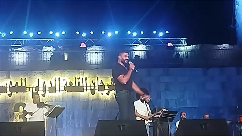 خالد سليم يتألق في الليلة الثانية لمهرجان القلعة |صور