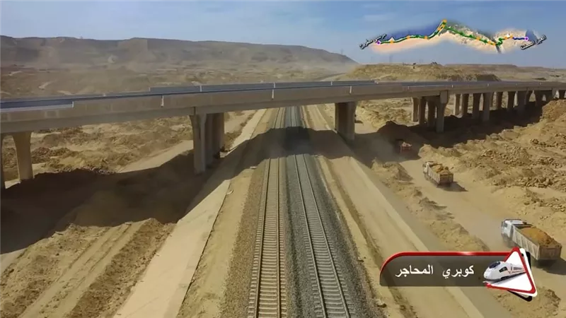 وزير النقل يتفقد أعمال تنفيذ الخط الأول من القطار  السريع