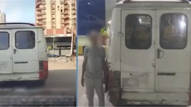 سائق سرفيس بدون لوحات ورخصة في قبضة الأمن بعد فضحه على السوشيال ميديا بالشرقية