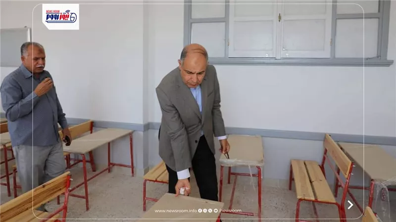 بتكلفة 13.5 مليون جنيه.. محافظ المنيا يتفقد مدرسة “الجبرتي” للتعليم الأساسي