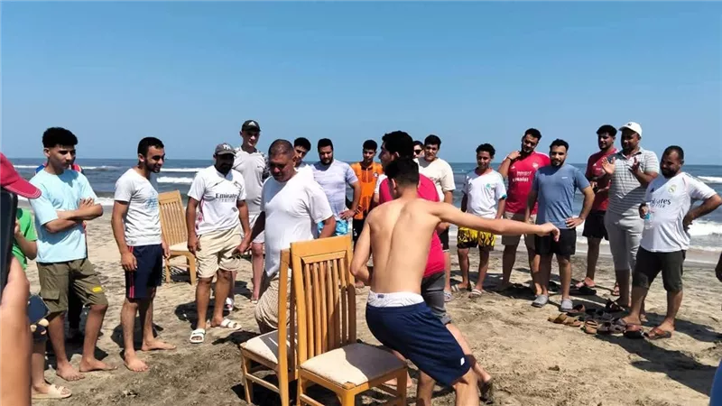 إنطلاق المهرجان الرياضي للألعاب الشاطئية بمصيف بلطيم بكفرالشيخ 