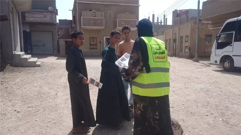 مناظرة 680 حالة بقافلة جنوب الوادى الطبية بقرية المراشدة الوقف