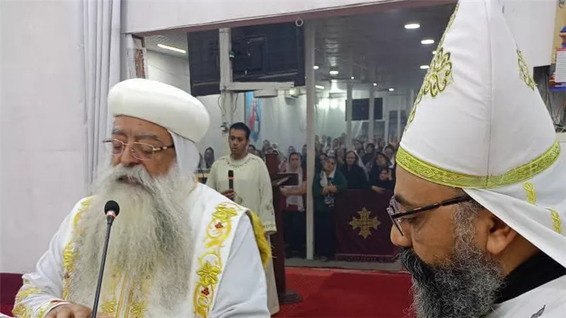 تزامنا مع احتفالات عيد صعود جسد العذراء ..مطران دشنا يترأس القداس الالهي|صور