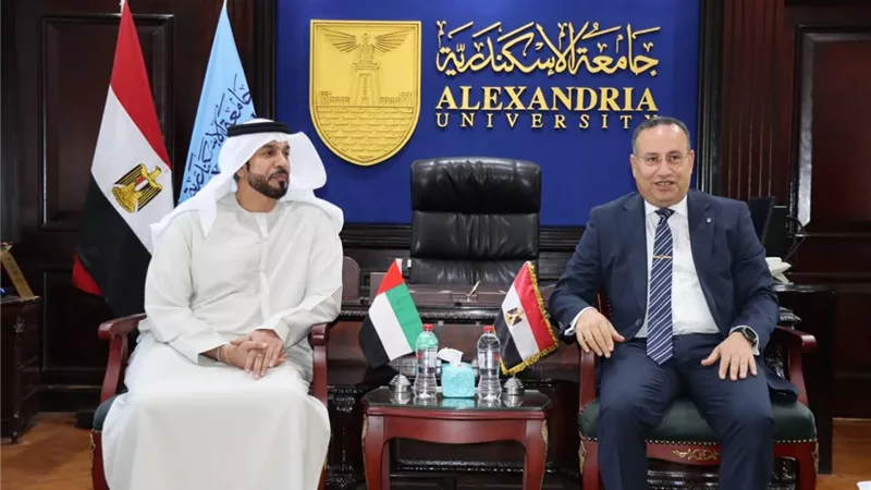 رئيس جامعة الإسكندرية يستقبل وفد دولة الإمارات ويبحث افتتاح فرع أبوظبي 