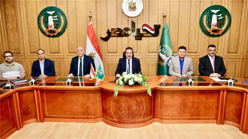 محافظ المنوفية يشدد على الاسراع في معدلات تنفيذ الخطة الاستثمارية