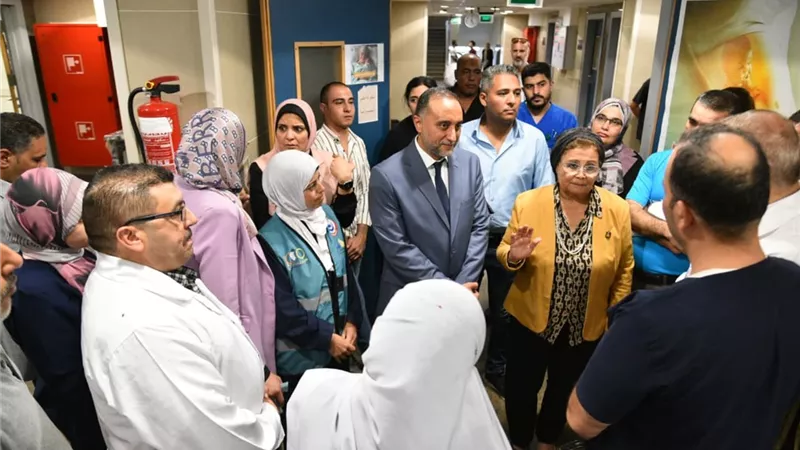الالفي تبحث تأهيل مستشفى العريش العام كمركز تميز لتقديم خدمات النساء والتوليد
