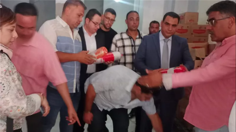  ضبط 9 أطنان لانشون مجهول المصدر وغير صالح للاستهلاك الآدمي بالجيزة