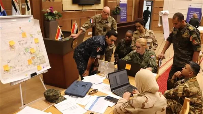 لقوات المسلحة تختتم فعاليات الدورة التدريبية الدولية لحماية المدنيين