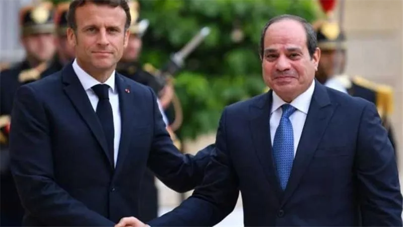 السيسي يؤكد لنظيره الفرنسي على أهمية التوصل لتسوية شاملة للقضية الفلسطينية