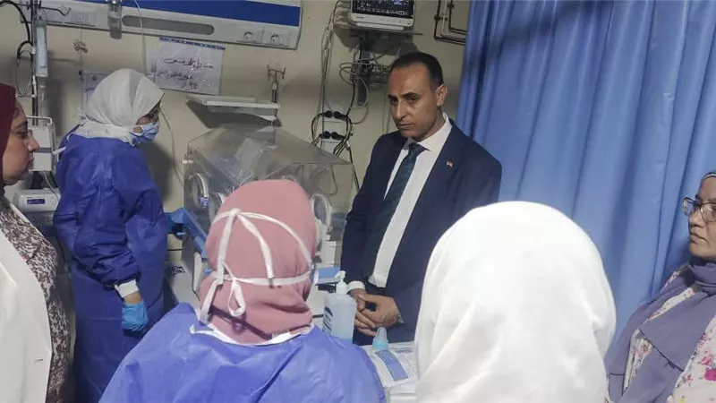 وكيل صحة بني سويف يتابع مستوى الخدمات الطبية بمستشفى الفشن المركزي