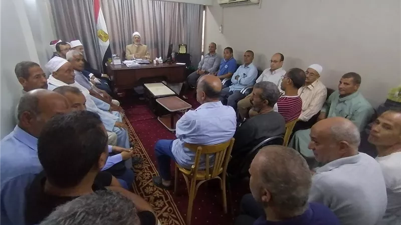 أوقاف بنى سويف تبحث سبل ترشيد استهلاك المياه والكهرباء 
