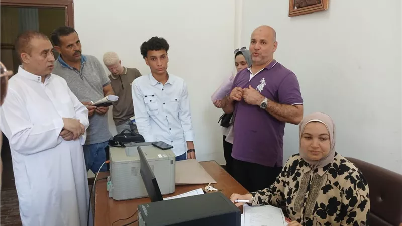 جامعة بني سويف تستقبل الطلاب ذوي الإعاقة ضمن التقديم الاستثنائي
