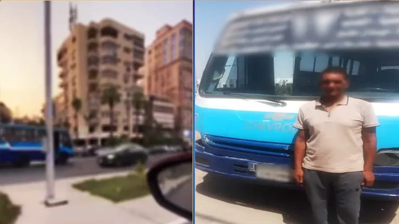 ضبط سائق لسيره عكس الإتجاه بأتوبيس منتهى التراخيص بمصر الجديدة 