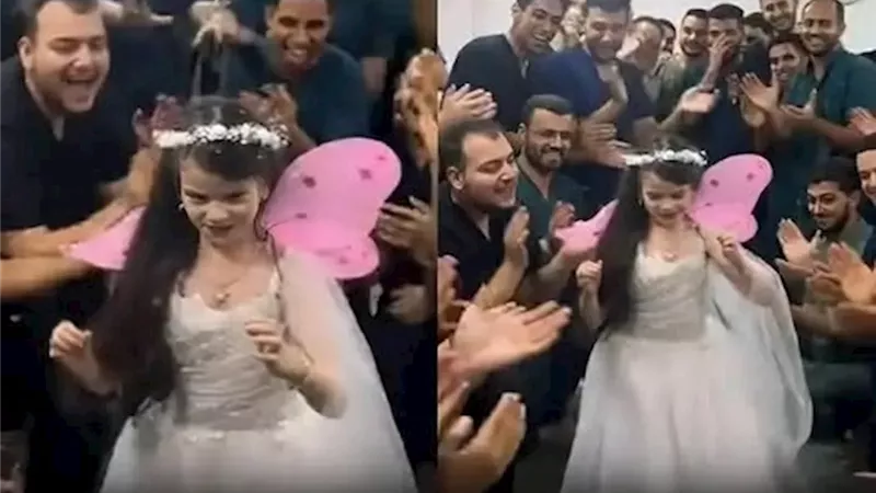 فريق طبي مصري يحتفي بشفاء طفلة جزائرية من الشلل الدماغي 
