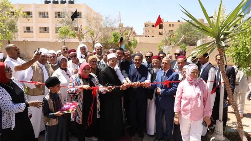 الدكتور أسامة داوود ومحافظ مطروح يفتتحان كلية البنات الأزهرية بالمحافظة