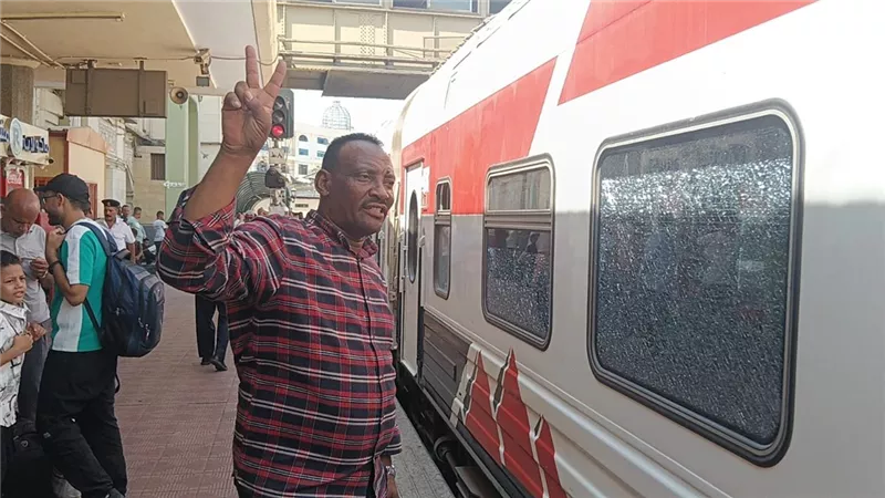 انطلاق القطار السابع لرحلات عودة السودانيين الطوعية من القاهرة إلى أسوان
