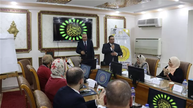انطلاق  البرنامج التدريبي لإعداد قيادات المراكز البحثية بـ