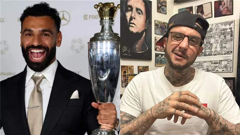 أحمد الفيشاوي يهنئ محمد صلاح بفوزه بالأفضل في إنجلترا: «ملك ليفربول»