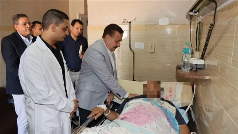 محافظ المنوفية يطمئن على حالة 
