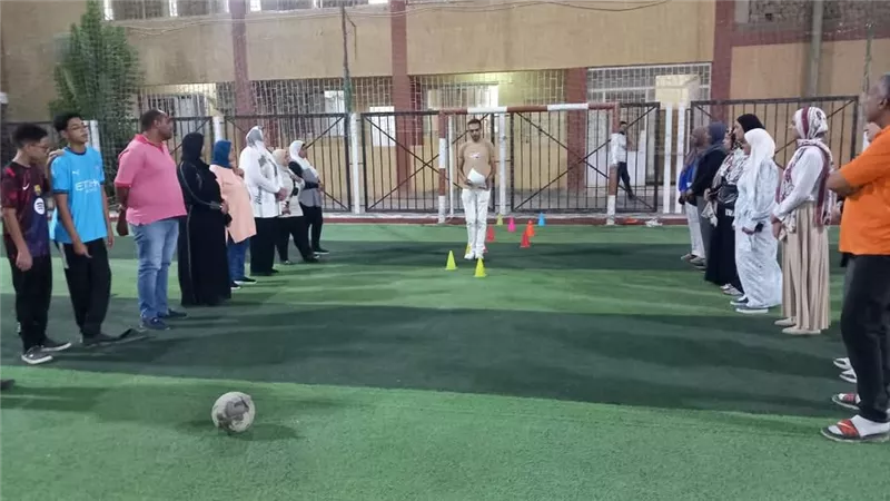 السويس تنفذ جلسة رياضية توعوية حول تنظيم الأسرة ضمن خطة أندية السكان