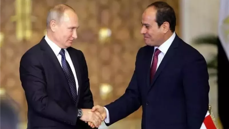 السيسي وبوتين يبحثان تطورات الشرق الأوسط في اتصال هاتفي مهم.. تفاصيل