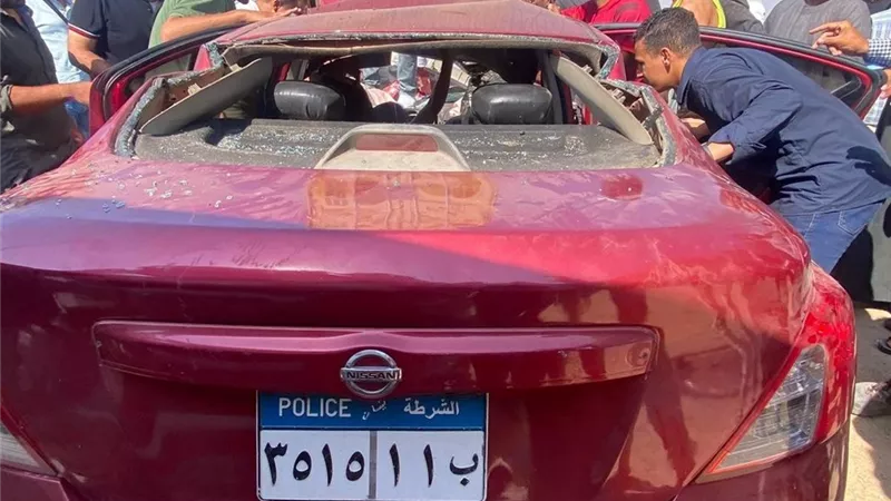 إصابة مجند شرطة في تصادم سيارتين على طريق مصر ـ الإسماعيلية الصحراوي