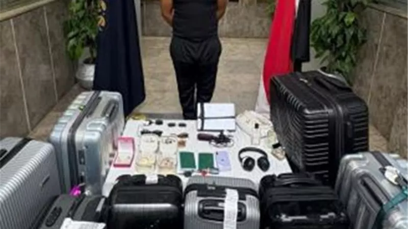 القبض على سائق نقل ذكي استولى على حقائب أجنبيتين في التجمع الأول