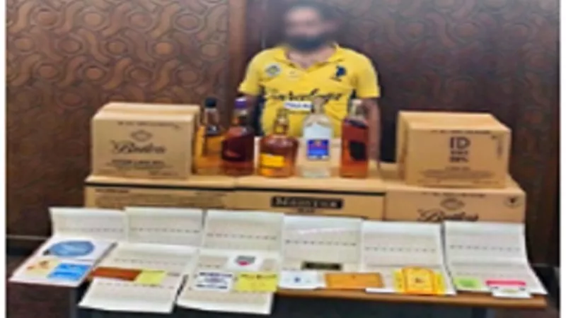 ملصقات حكومية مزيفة.. القبض على صاحب مخزن خمور بدون ترخيص بالإسكندرية