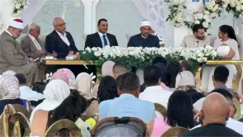 بيومي فؤاد يحتفل بعقد نجله محمد بحضور عدد من نجوم الفن 