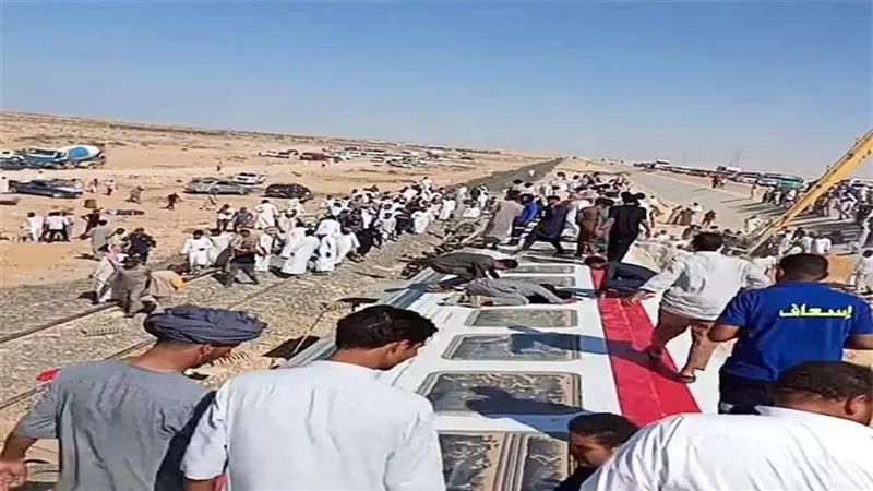 بعد حادث قطار مطروح.. حبس السائق 4 أيام على ذمة التحقيق وتحليل مخدرات له