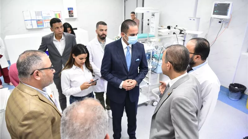 نائب وزير الصحة يتابع أعمال تطوير مستشفى أطفال مصر ويوجه بتحسين خدمات المرضى