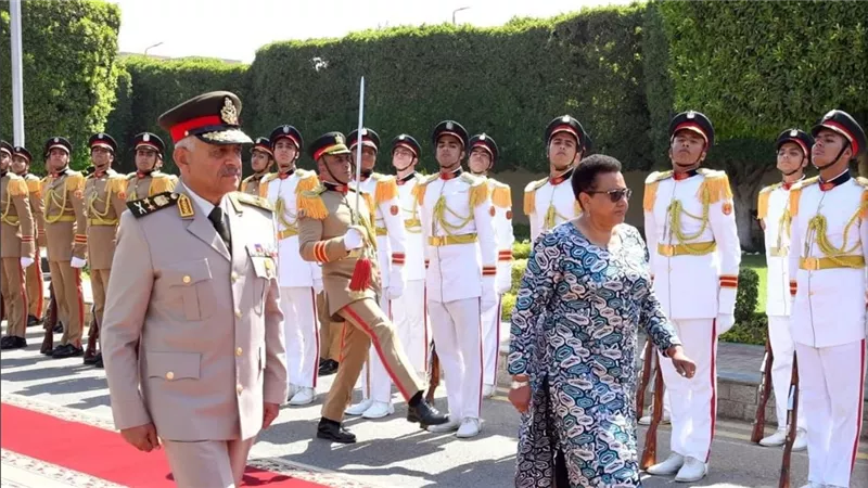 وزير الدفاع المصري يلتقي وزير الدفاع التنزاني لتعزيز أوجه التعاون العسكري