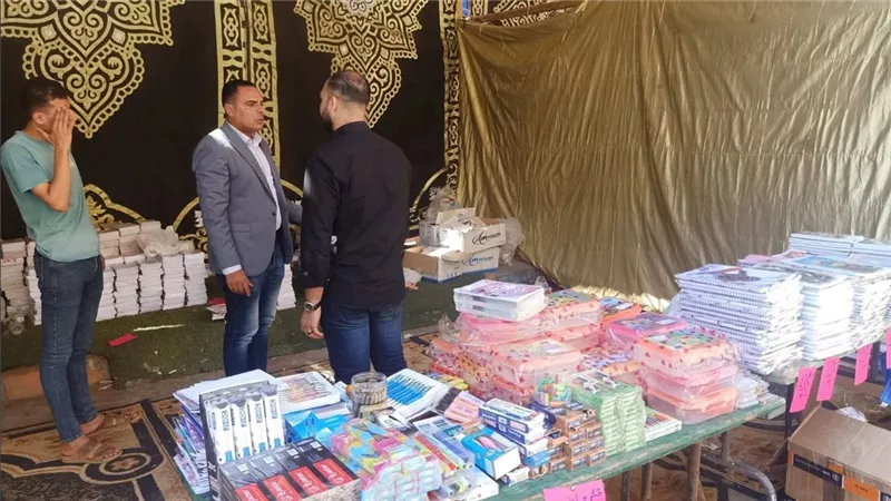 افتتاح معرض سوق اليوم الواحد ومعرض أهلا مدارس بقلين في كفرالشيخ 